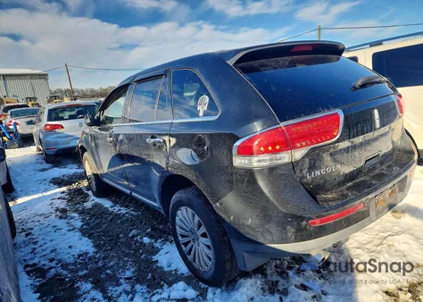 2012 Lincoln Mkx z USA, uszkodzony, nr VIN 2LMDJ6JK3CBL01690